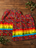 Rainbow Bloom Ribbon skirt