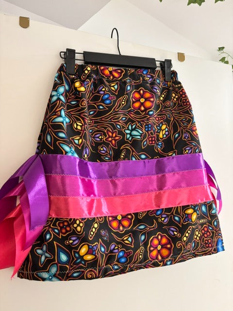 Toddlers Wildflower sunset ribbon skirt