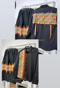 Brown Ribbons floral set